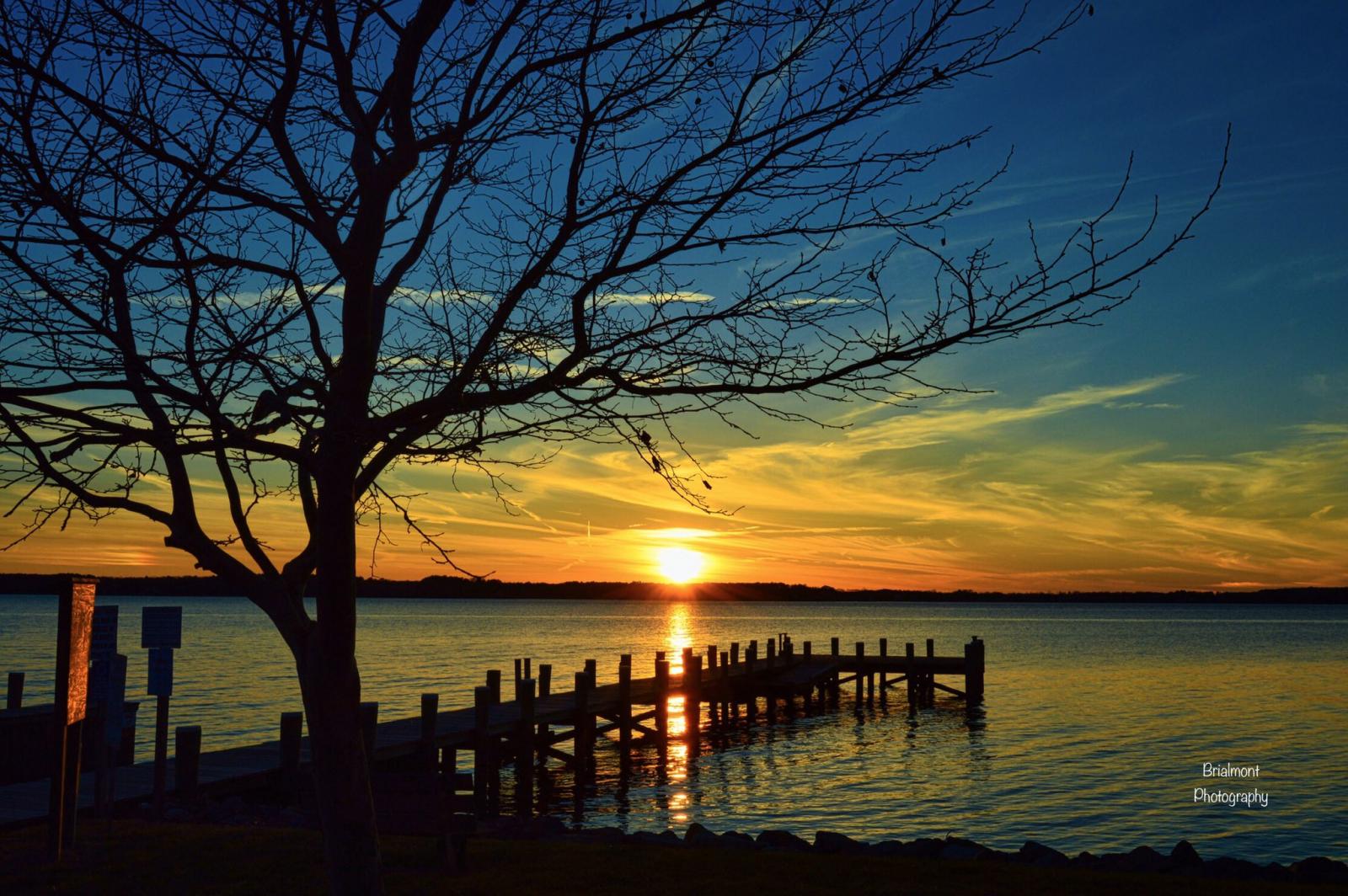 Sunset near Bushwood, MD on the Wicomico River
