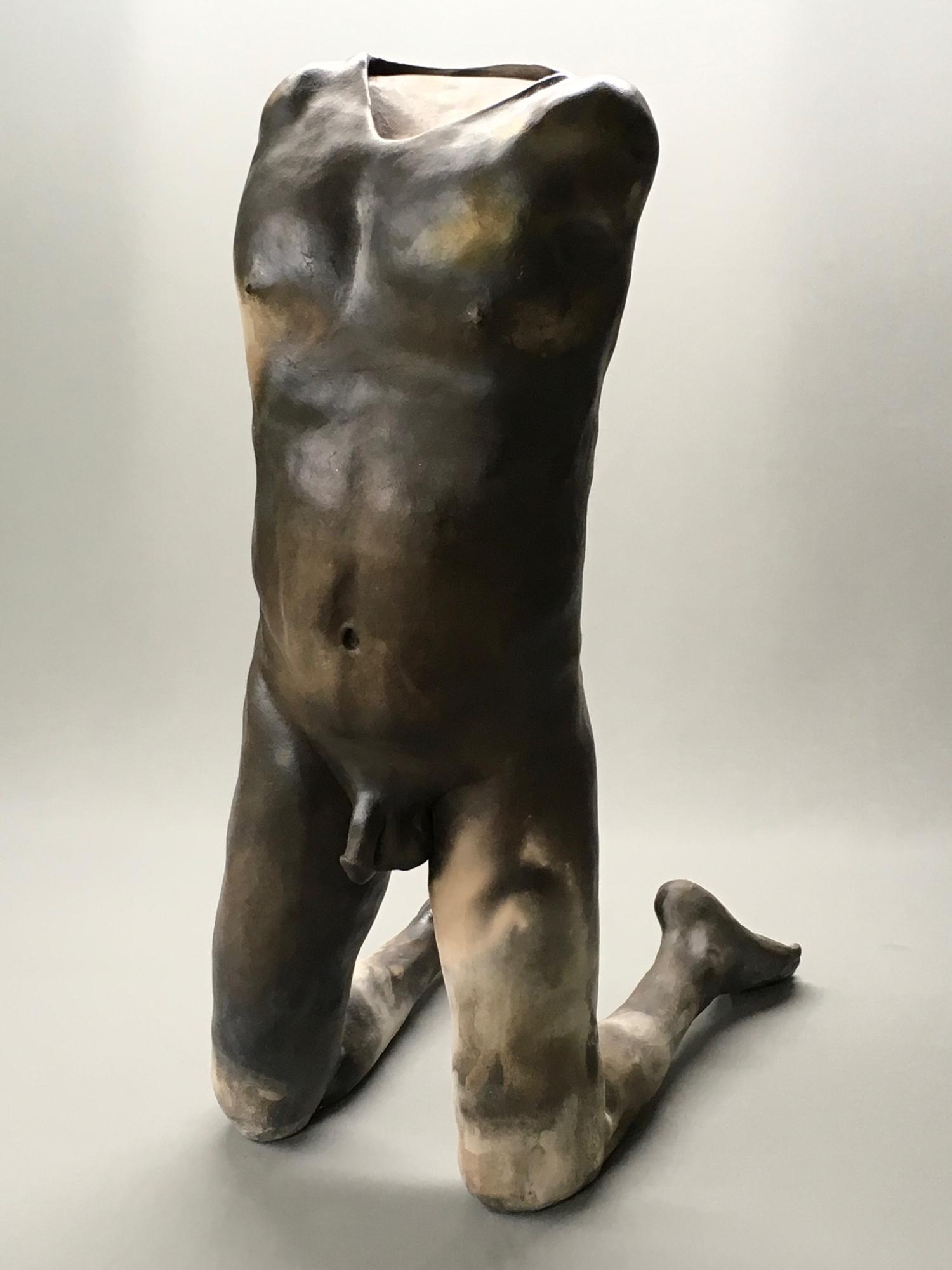 Pit-fired ceramic