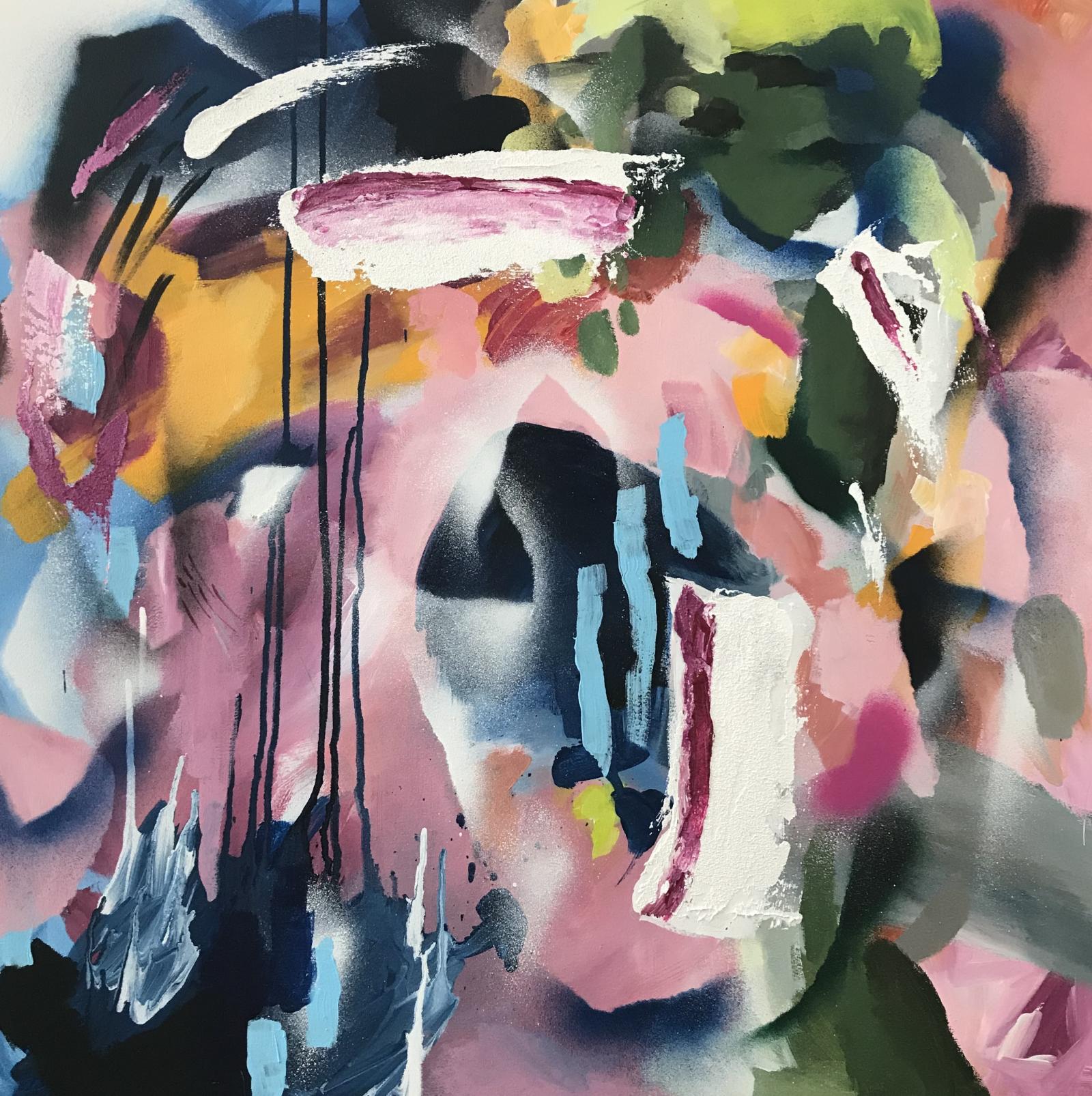 Acrylic on Canvas, 28 x 28 inches , 2018