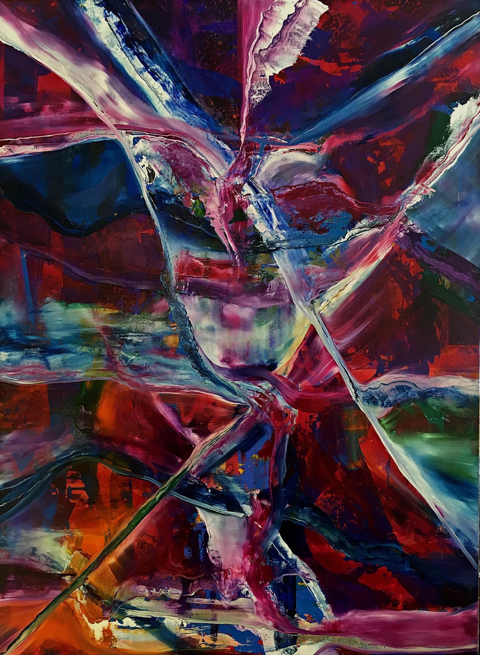 Abstract Oil on Canvas