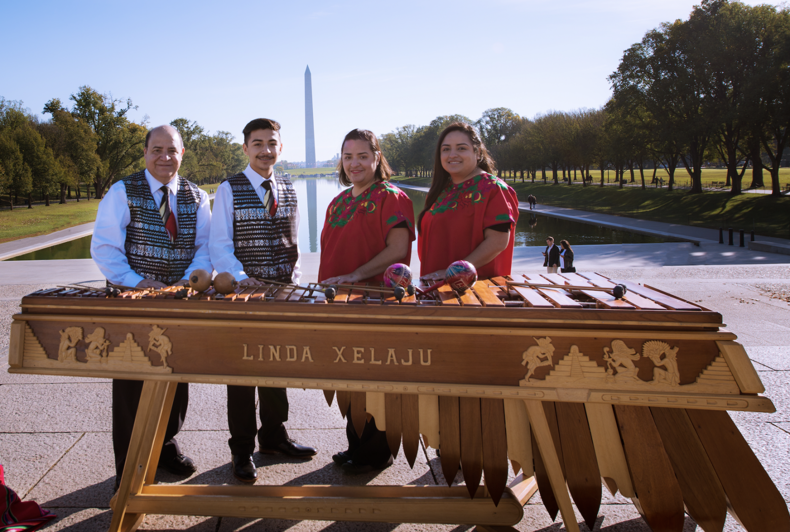 We are Marimba Linda Xelaju. A family marimba band committed to share and expand Guatemalan music throughout the DMV area.