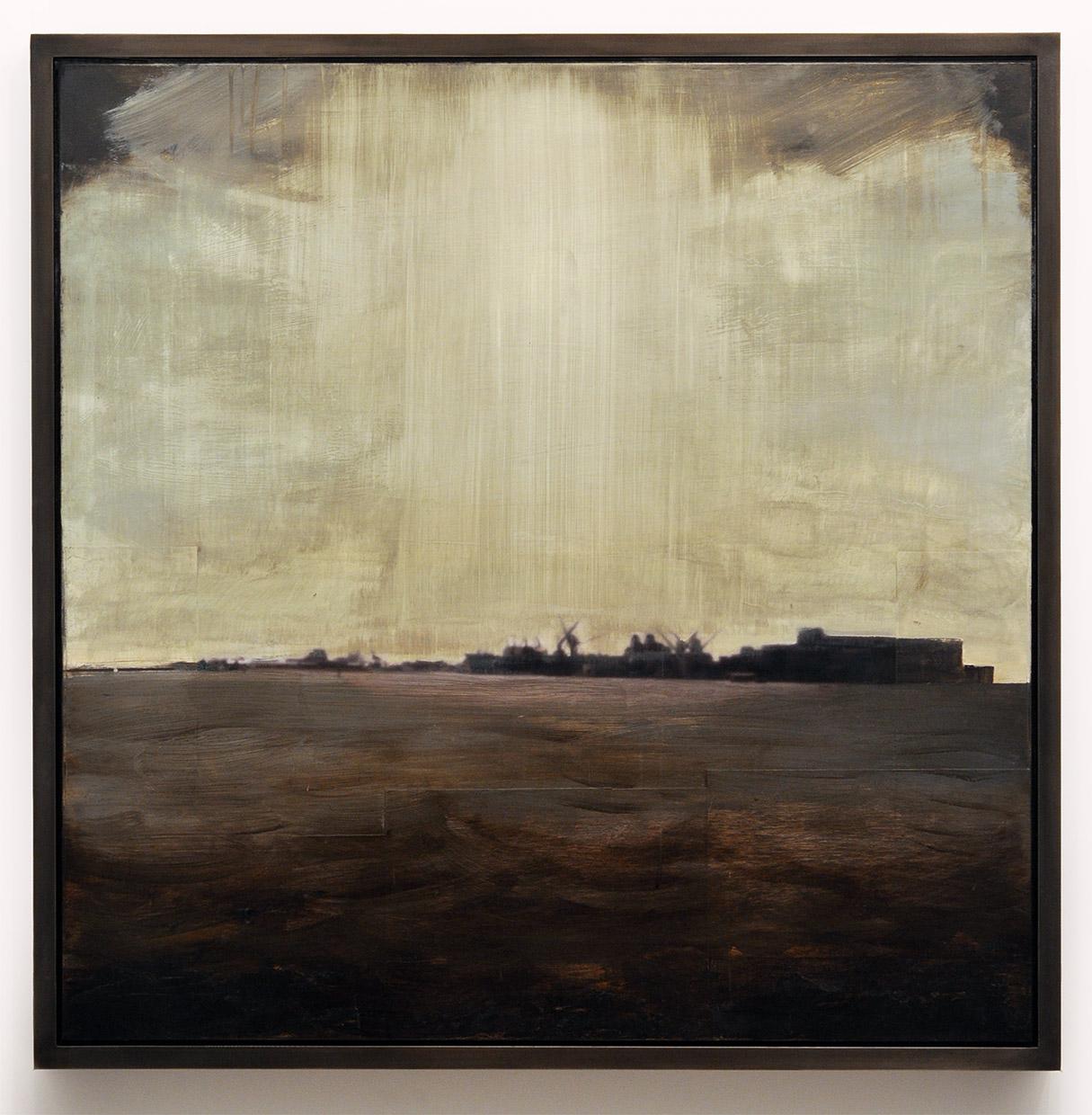 Oil, Mixed Media, Pinhole photograph on panel