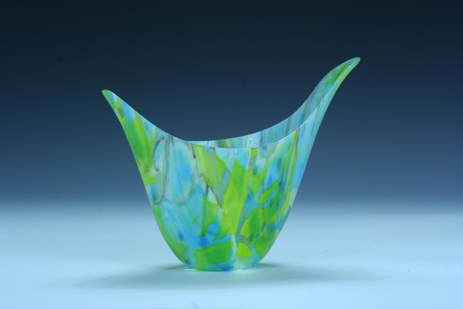 Kiln-Formed Glass Vessel