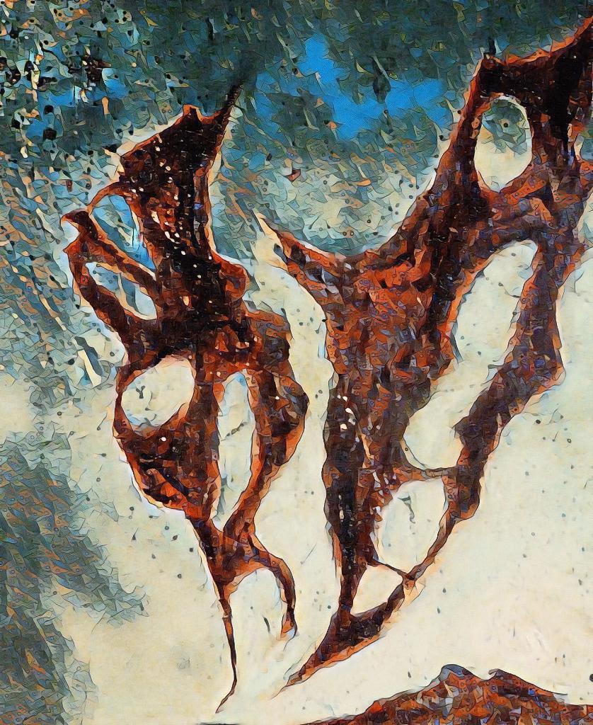 AI of smaller original oil painting.