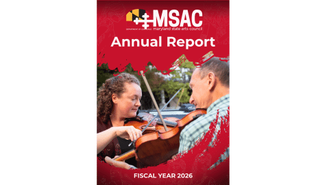 image of the front cover of MSAC's FY2026 annual report