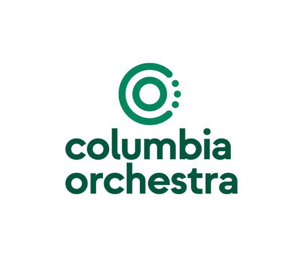 columbia orchestra written with green c above it