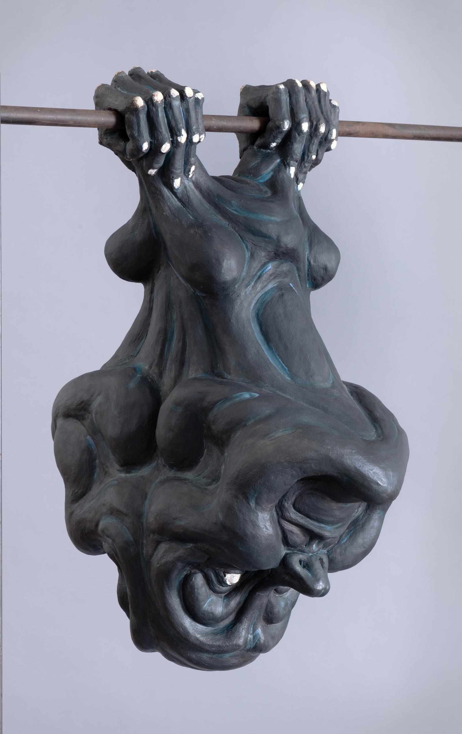 Detail, Harpy Hanging From Monkey Bar