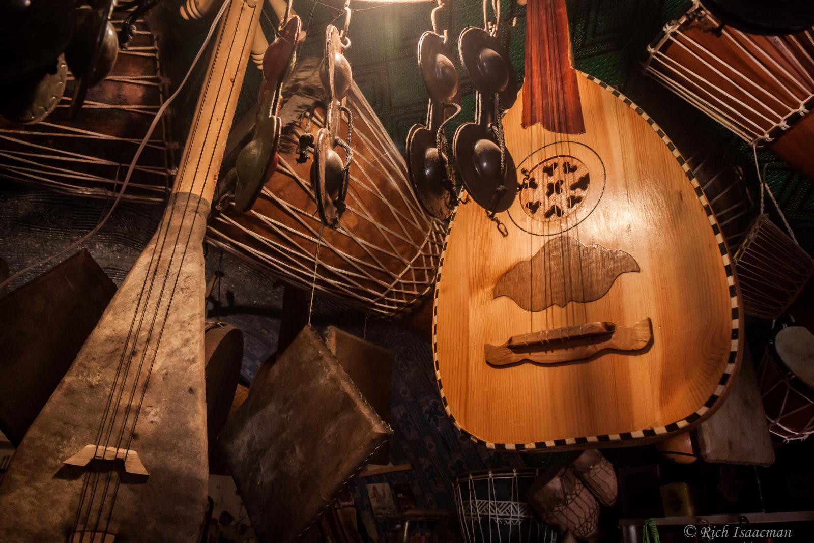 Traditional Moroccan musical stringed instruments