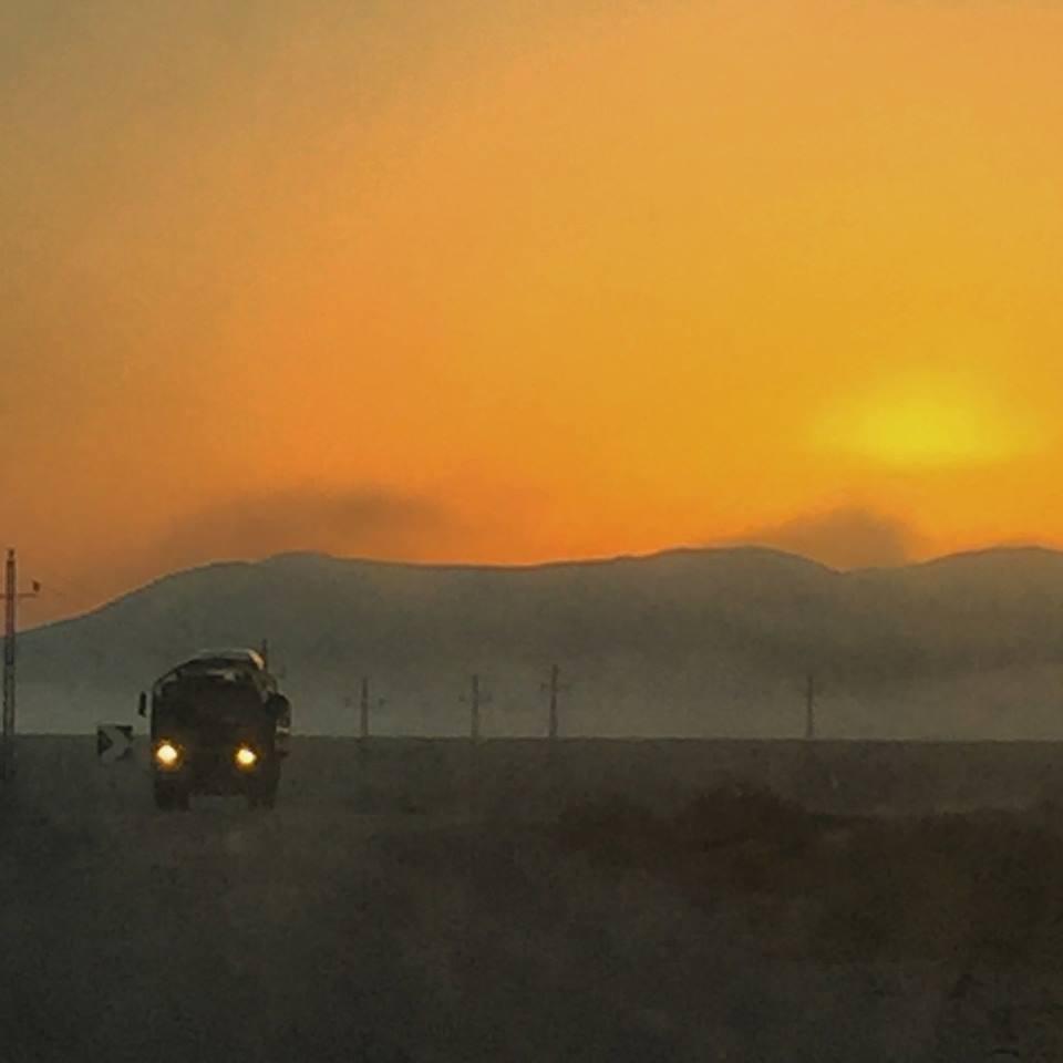 Departure photo, Sinai peninsula