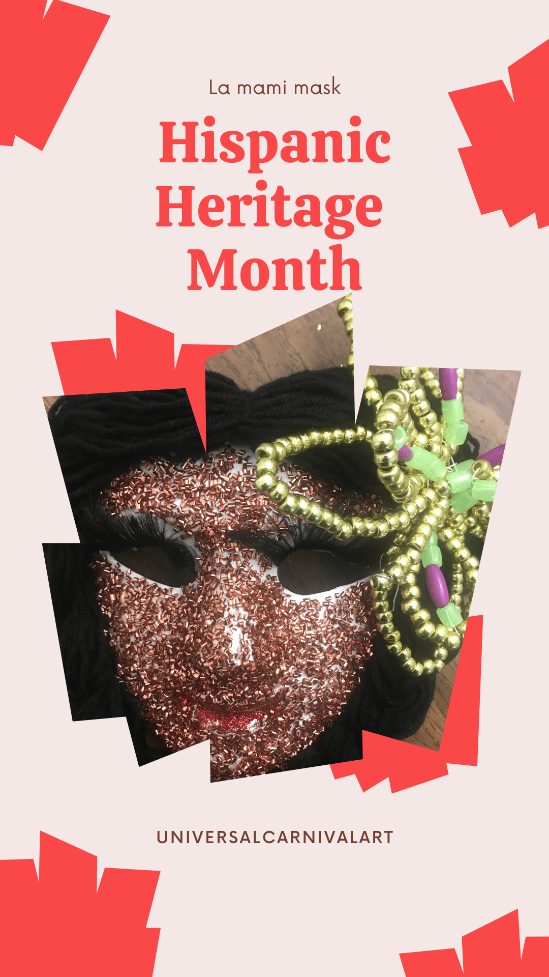 In honor of Hispanic Heritage Month,
A handcrafted art self-portage piece.