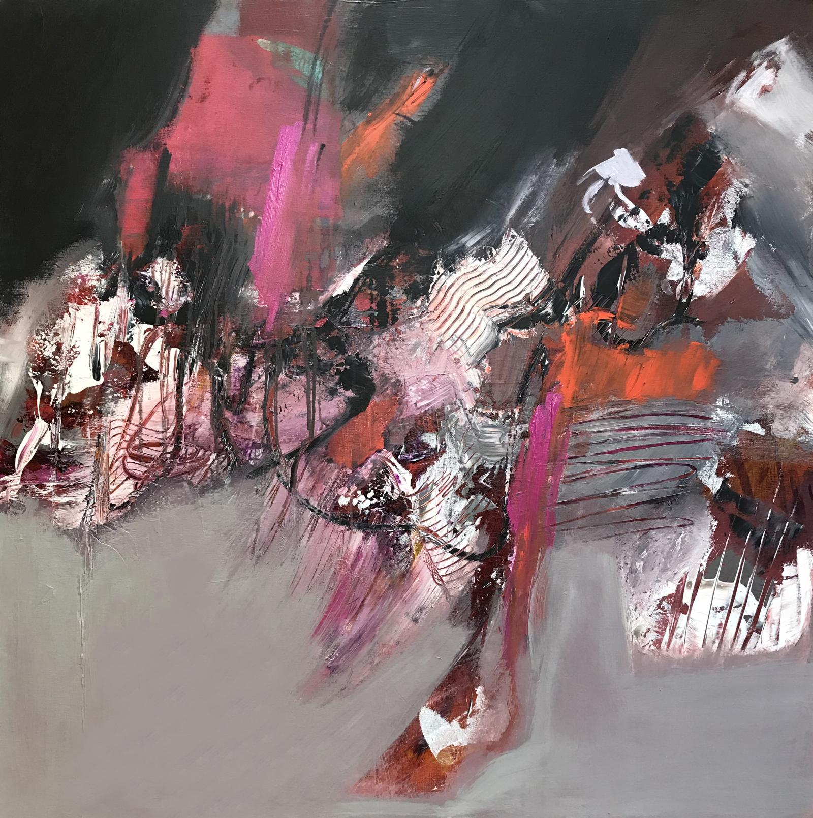 Acrylic painting, contemporary, abstract