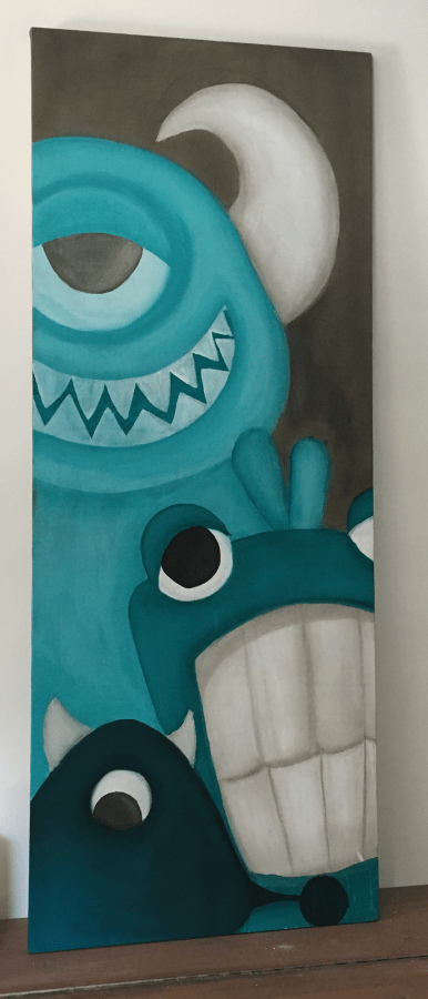 Monsters taking a selfie together