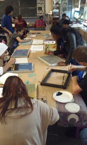 Work session with Students. AWESOME!!!
