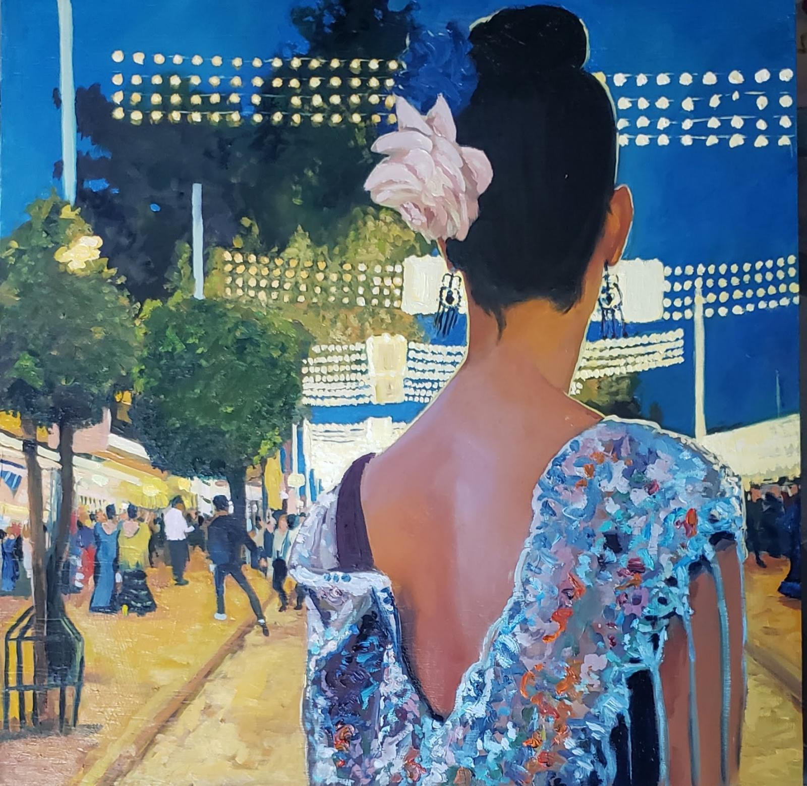 Oil on wood panel