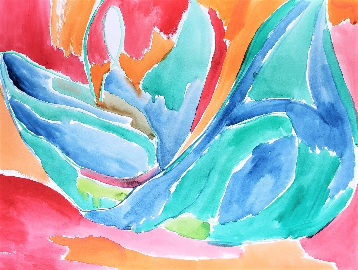 watercolor on paper