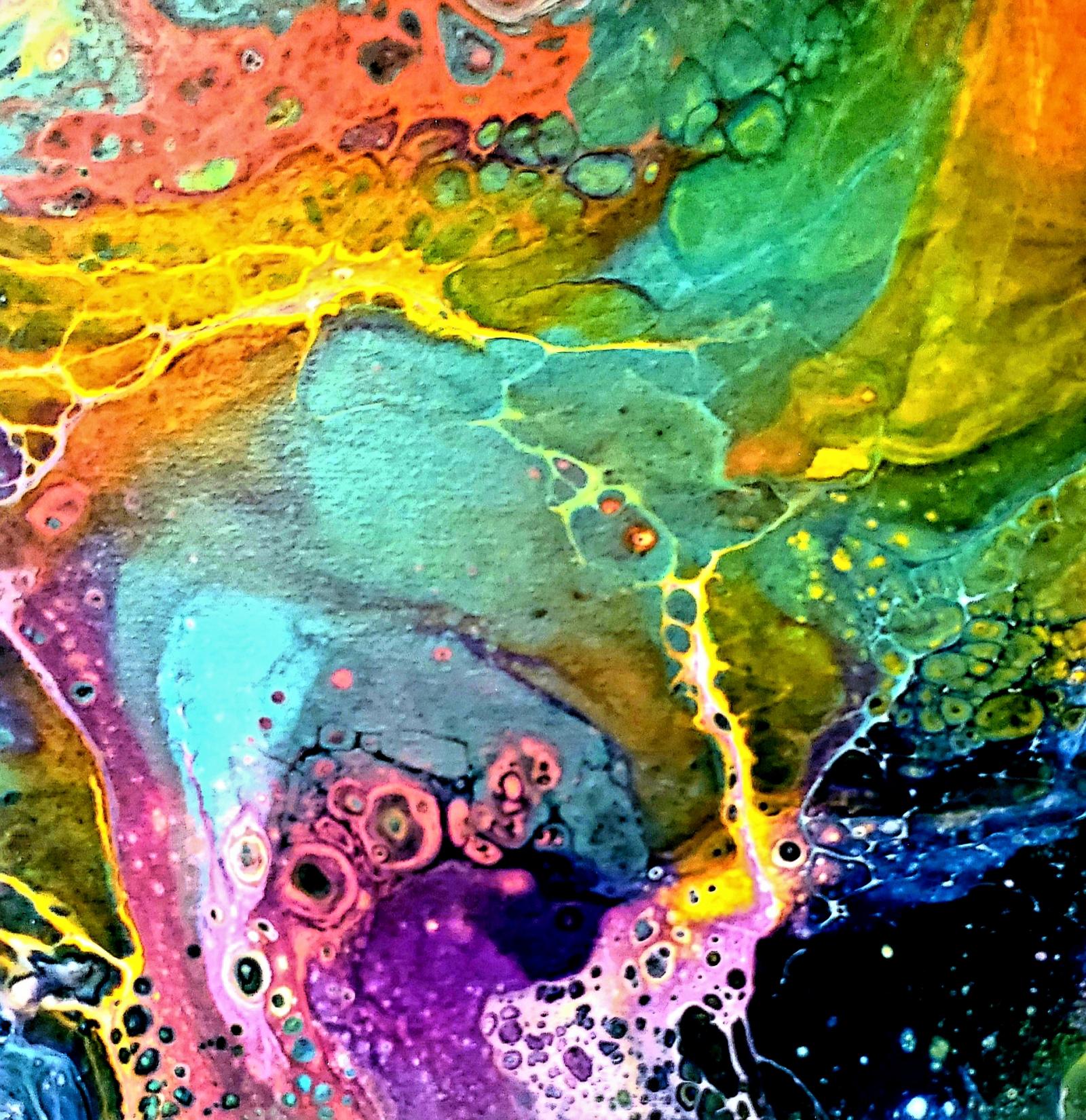 Fluid Acrylic Painting