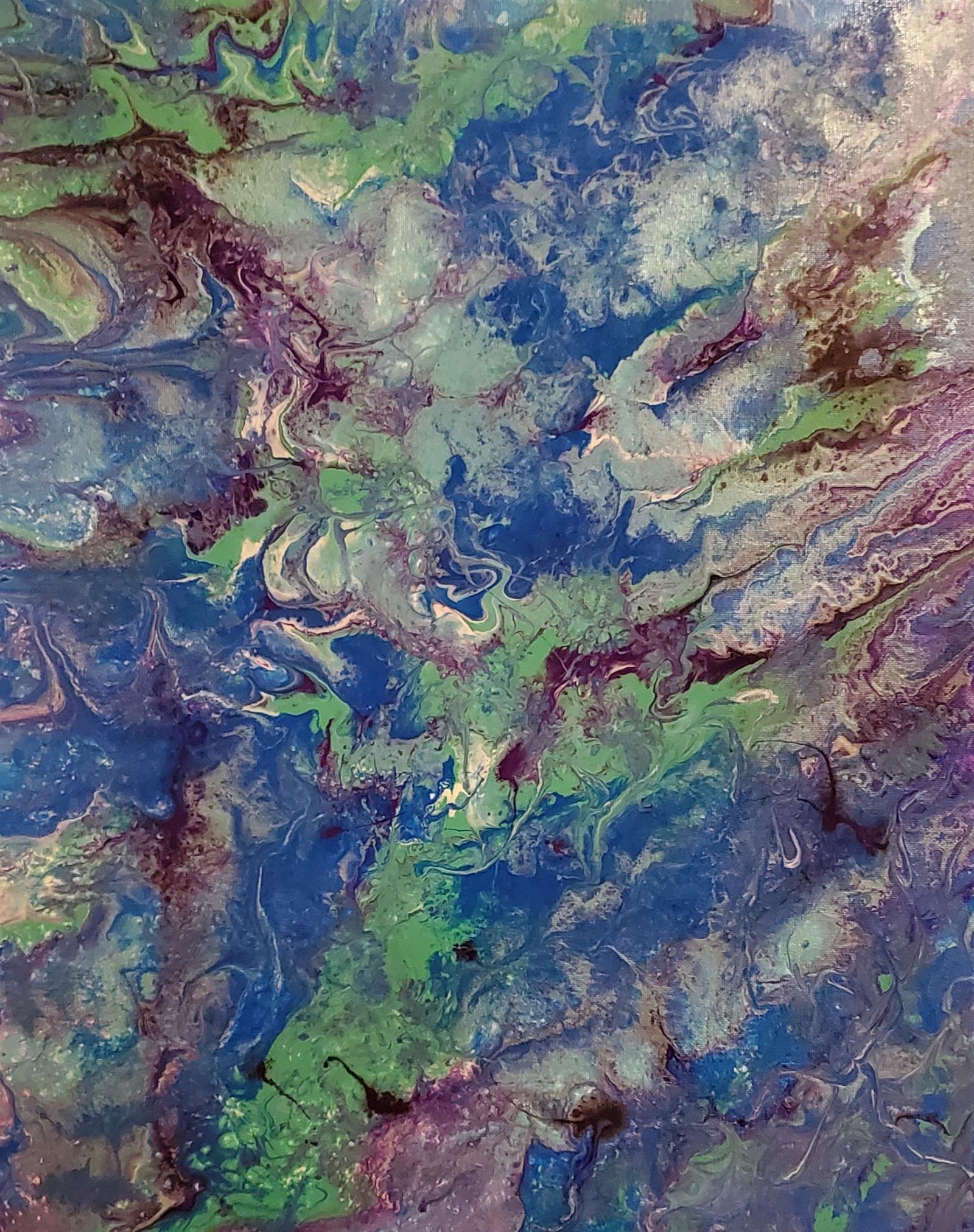 Fluid Acrylic Painting