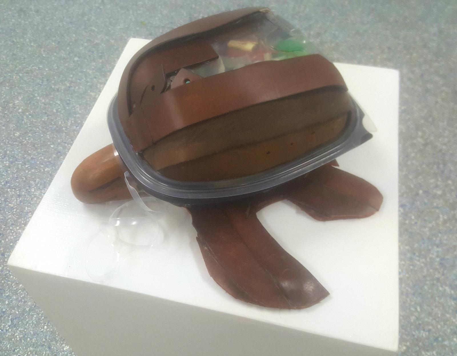 Whole chicken case, belt leather, plastic waste