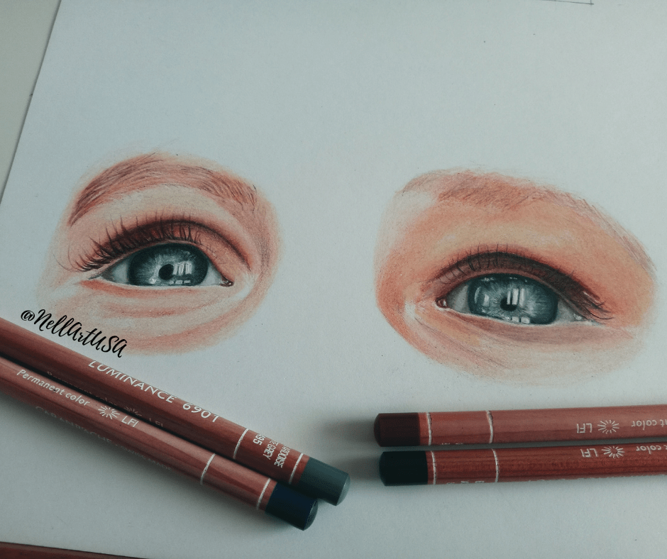 This is an eye study I made during the pandemic season.