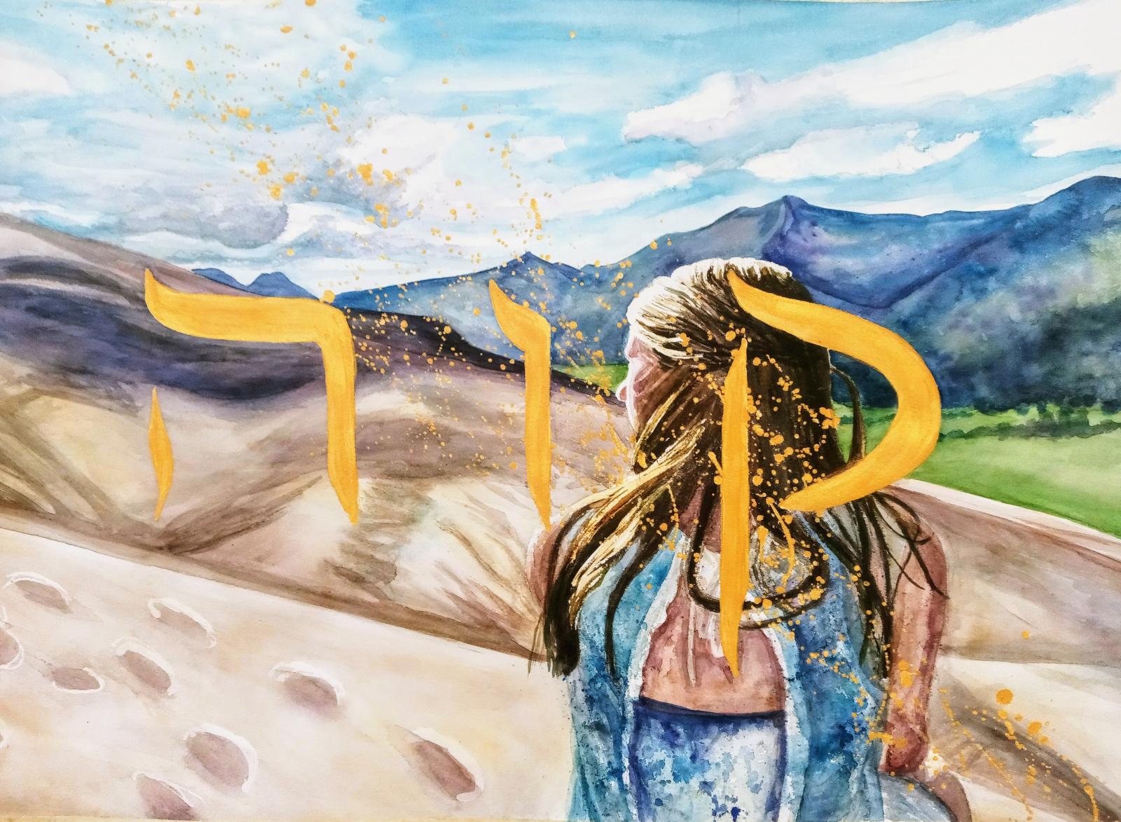 Painting 3 of 12 in my Desert Series, reflecting my spiritual journey of walking with God through the “deserts” of life.