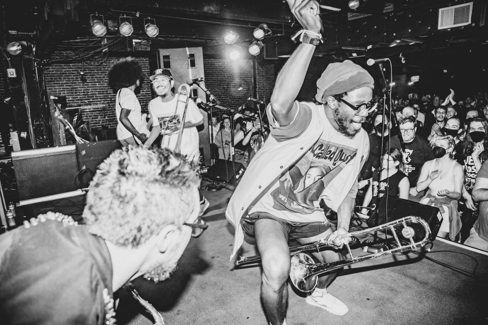 Photograph of Kill Lincoln playing at Black Cat in Washington, DC on 6/11/2022.