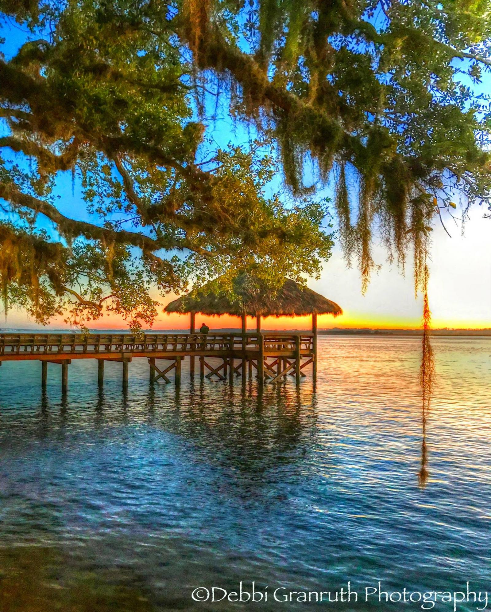 This photo was taken at sunset in St. Augustine, Florida