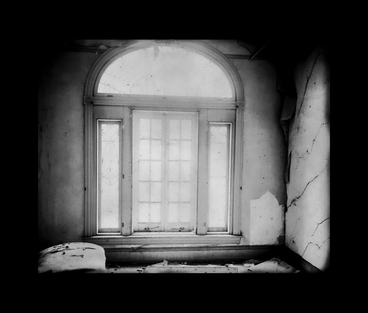 Photographs are are a hybrid of analog and digital work. Images were made with an 11x14 view camera and very long exposures captured with paper negatives. Images were then converted to digital files and printed digitally.