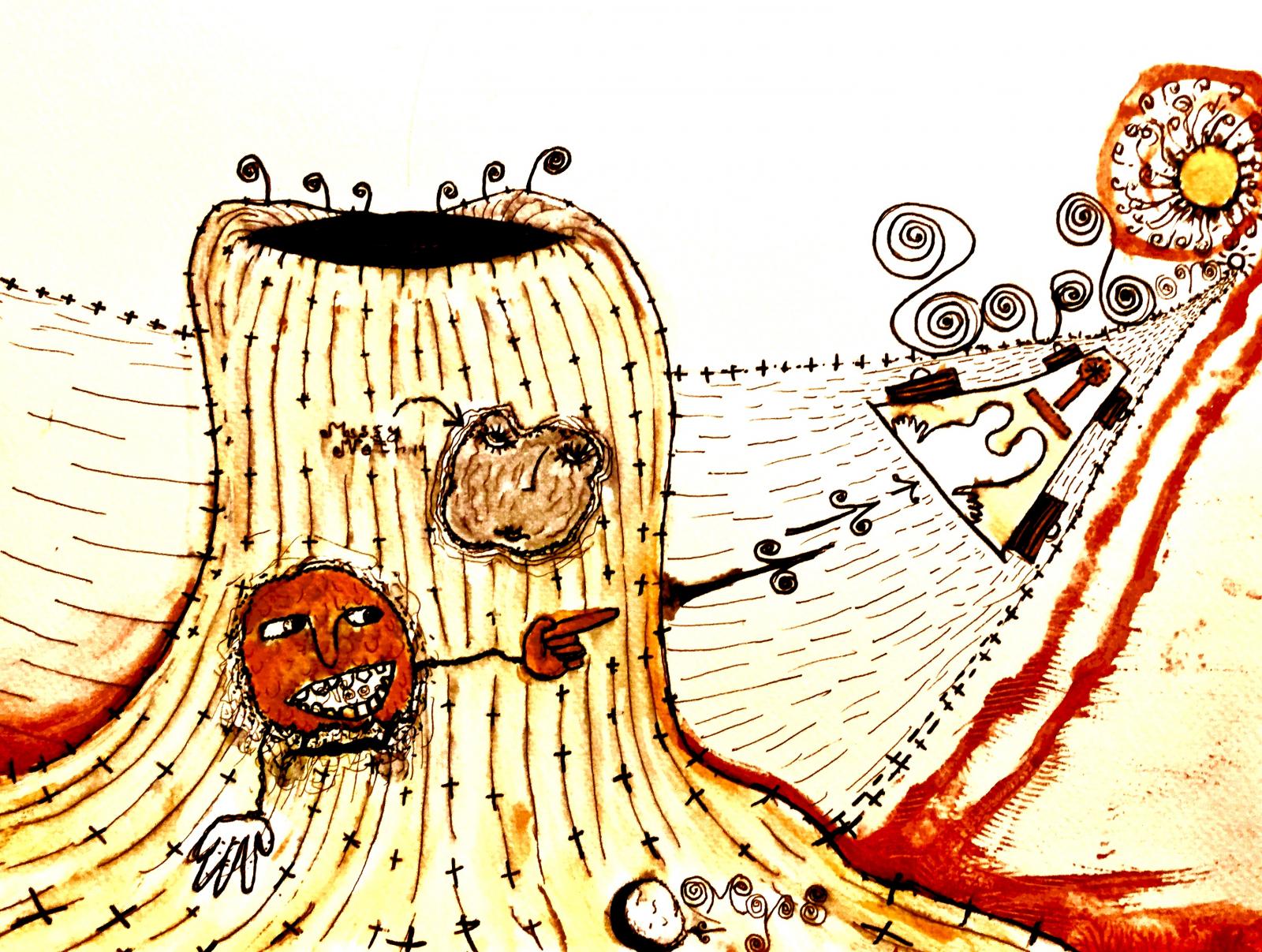From a dream….maybe just to amuse myself. It pleased me, I hope it pleases you.