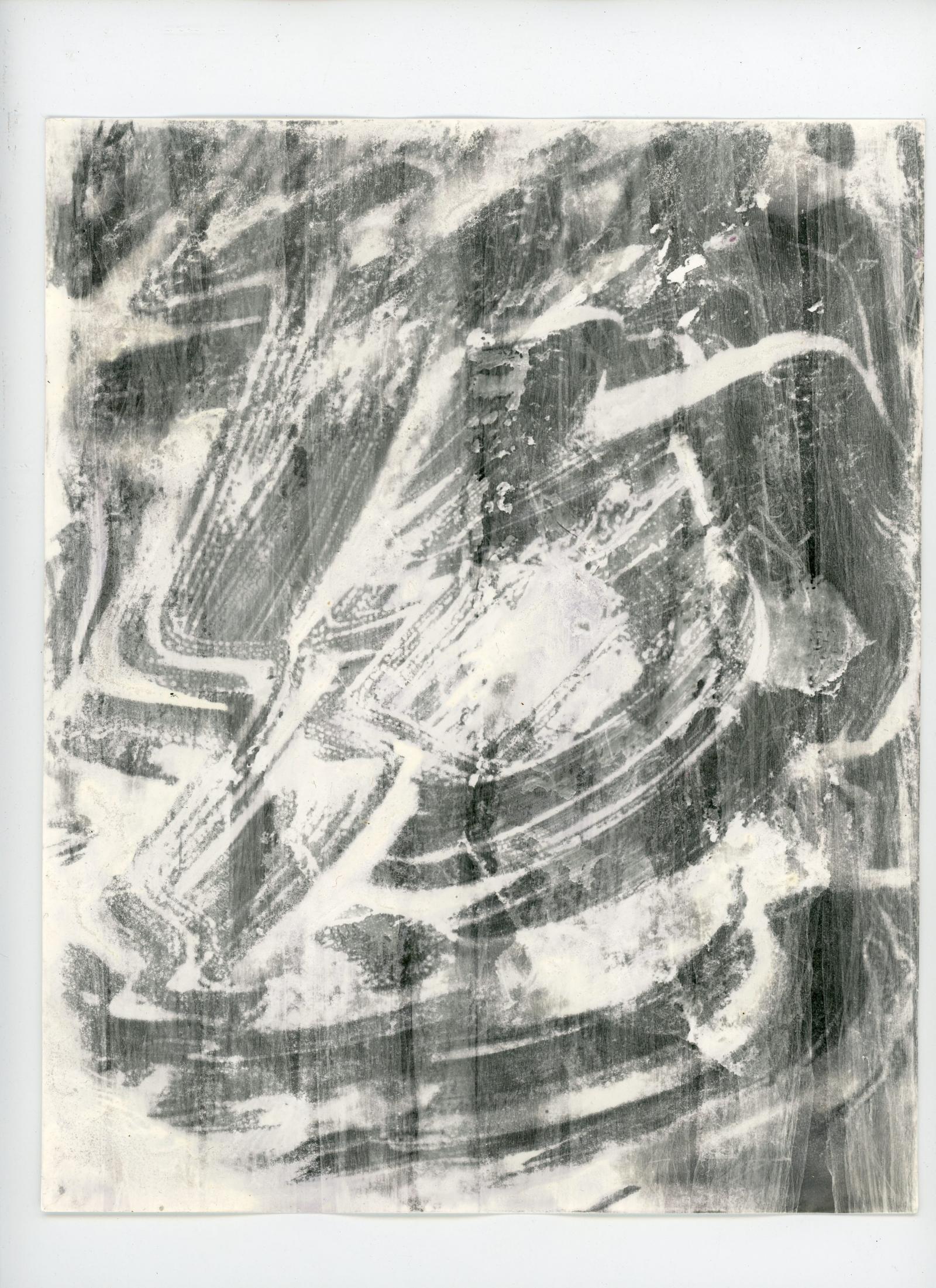 Bleached and Chemically treated Silver Gelatin Print
