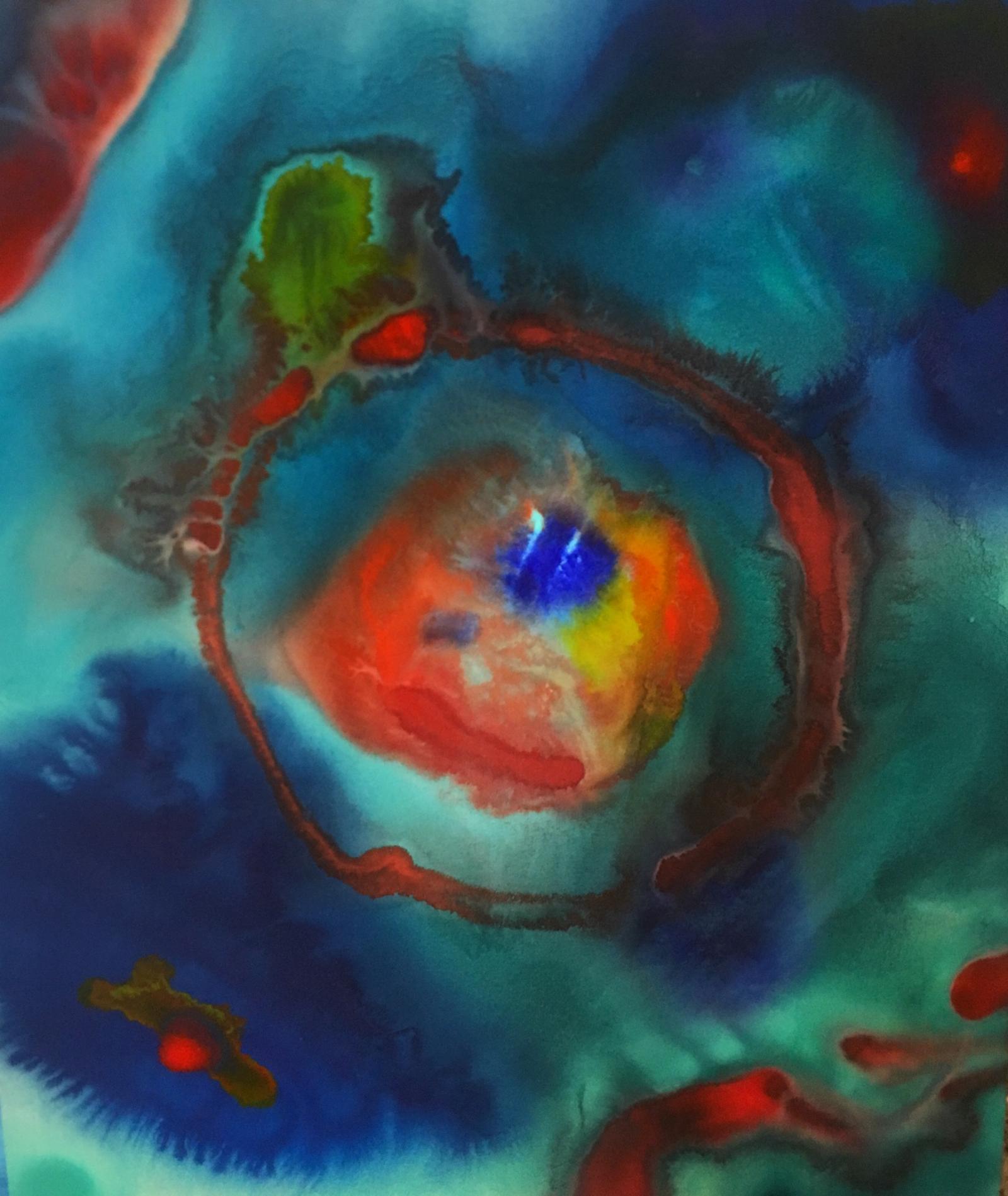 intuitive, abstract painting