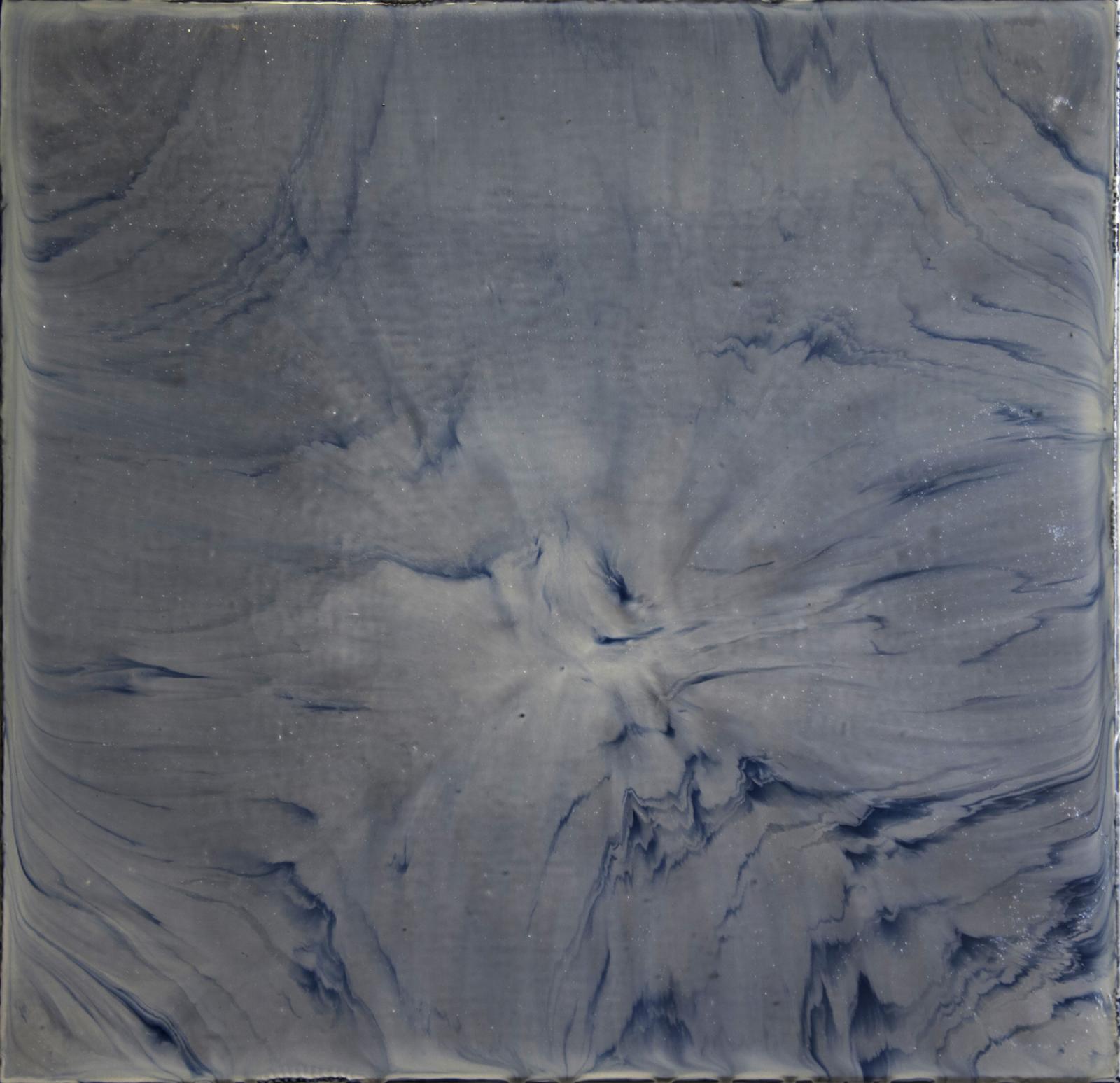 A series of paintings based on the patterns found in polar ice