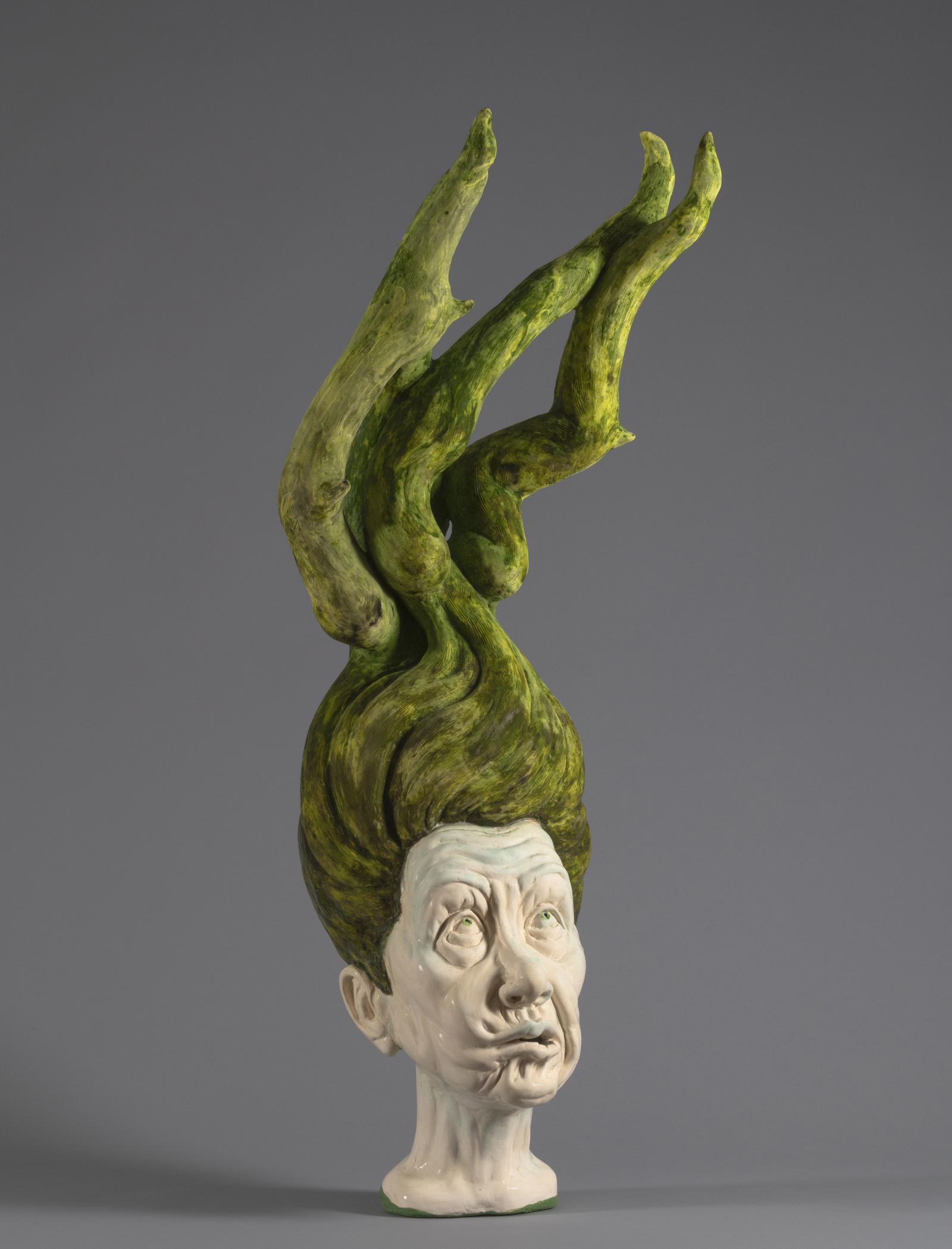 The last in a series of heads sculpted after the Kavanaugh hearings.