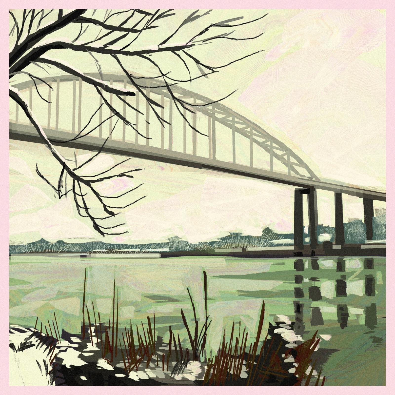Painted in Chesapeake City, winter 2021