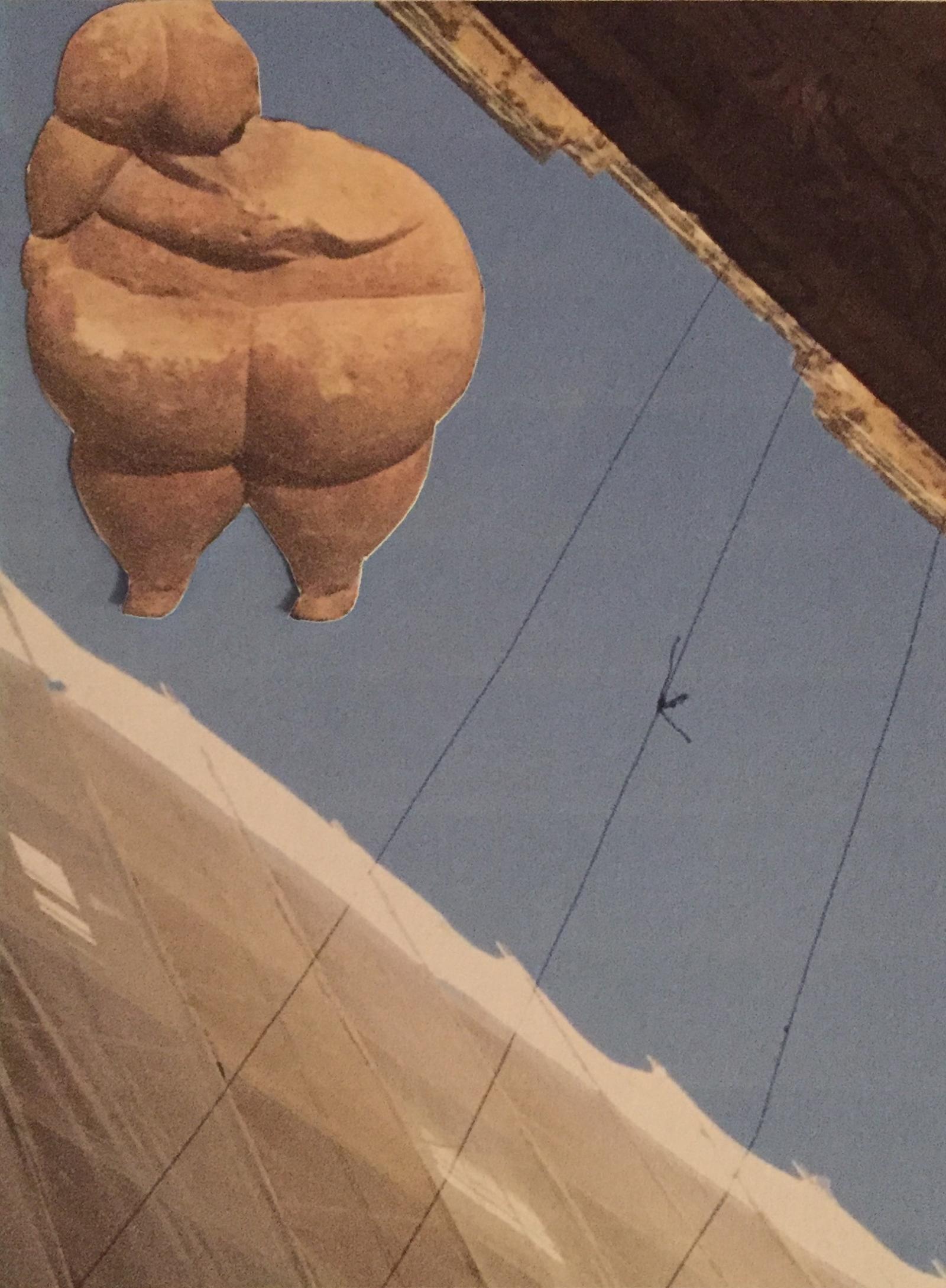 Collage of photographs taken in Valletta (Malta) in search of the Mother Goddess