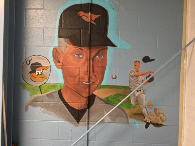 Acrylic mural (stylized)