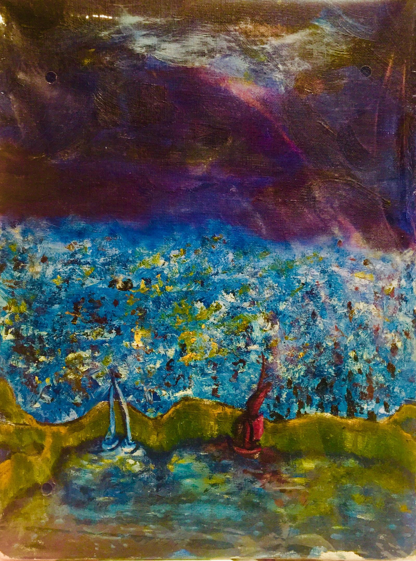 Acrylic on Canvas Board