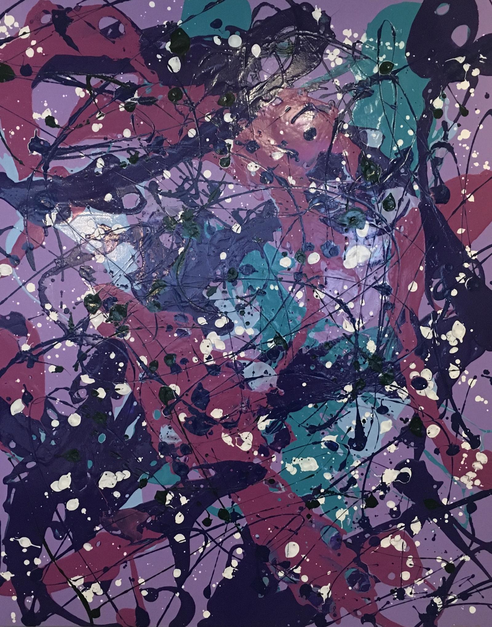 60” x 48”, acrylic on canvas, abstract, 2022.