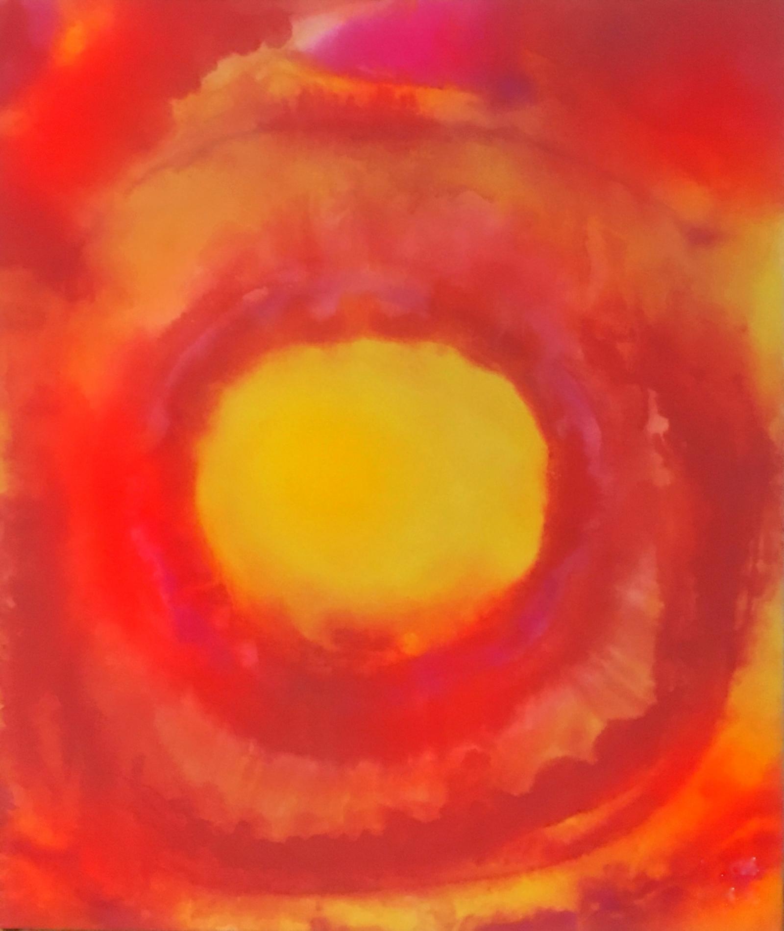 intuitive, abstract mixed media on canvas