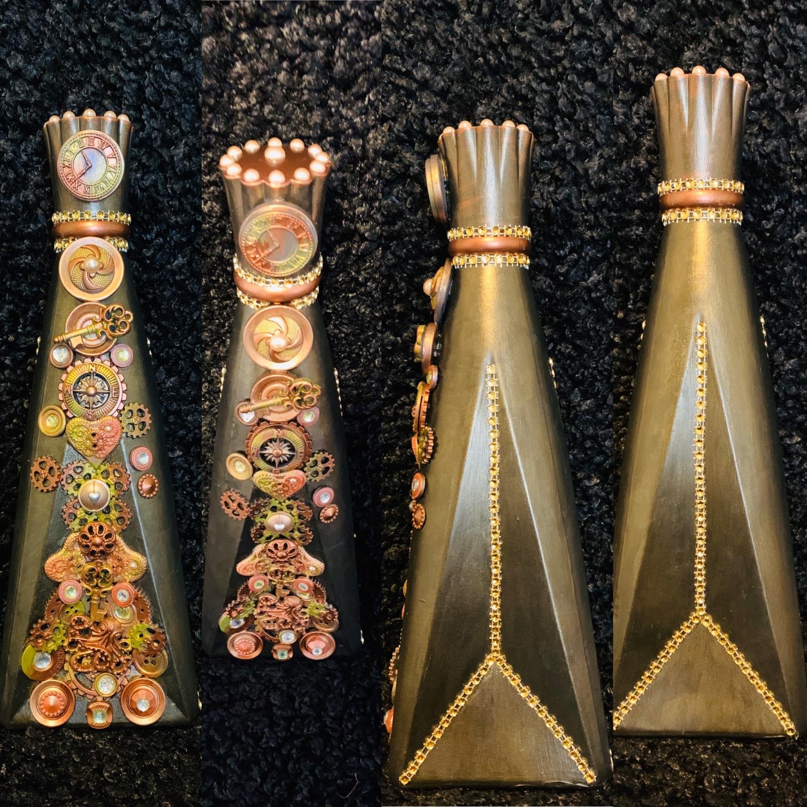 Steampunk theme decor