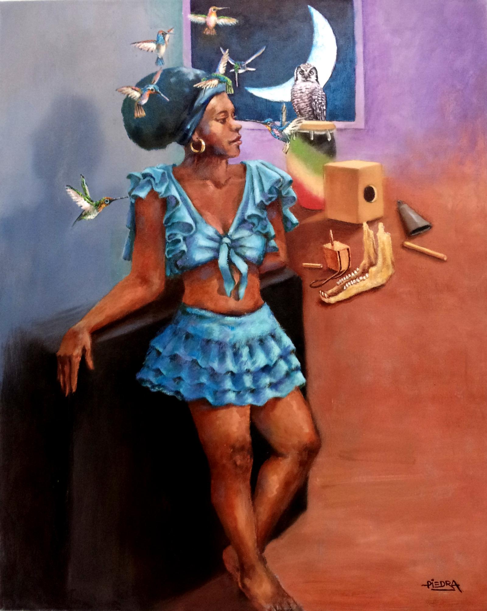 Represents the magic of Afro Peruvian music and dance