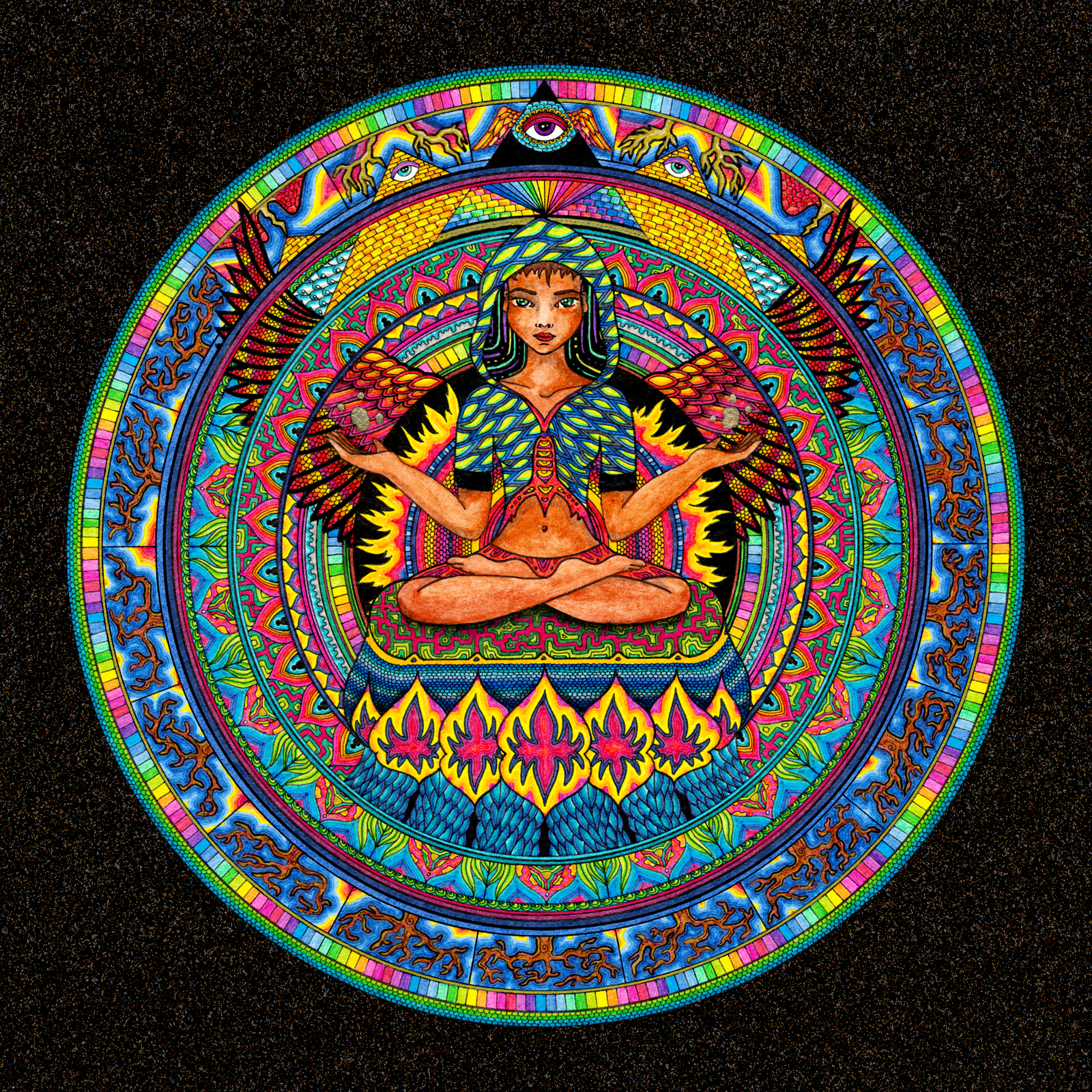 Alchemy, epitomized by the example of converting lead into gold, is also an allegory for the process of inner transformation, often fomented by personal challenge. Change is never easy, yet this piece represents a very simple idea: that change is always worth the journey.
