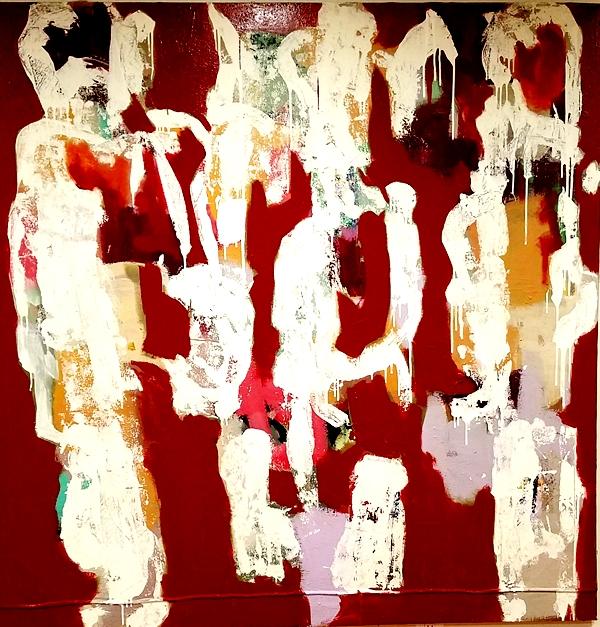 The existence of GOD may be the underlying idea for which we all get up every day we think. Did it exist, does it exist? ? How is it? Is it male or female?
This is the inspiration of this work. I want viewers to ask themselves the same questions and feel that an artist is reflecting on this exciting topic
The acrylic on canvas technique is the classic format that I am used to working as an artist and the subject is related to difficult times and uncertainties that only (GOD) will help us mitigate.