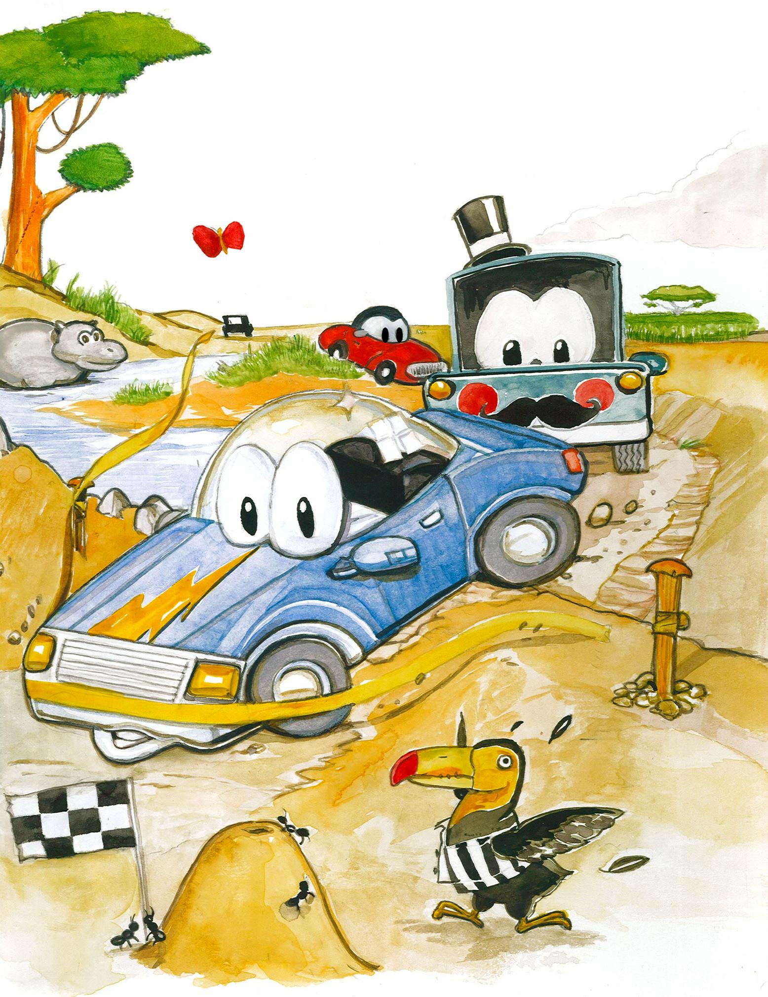 Gouache illustartion(children’s book)