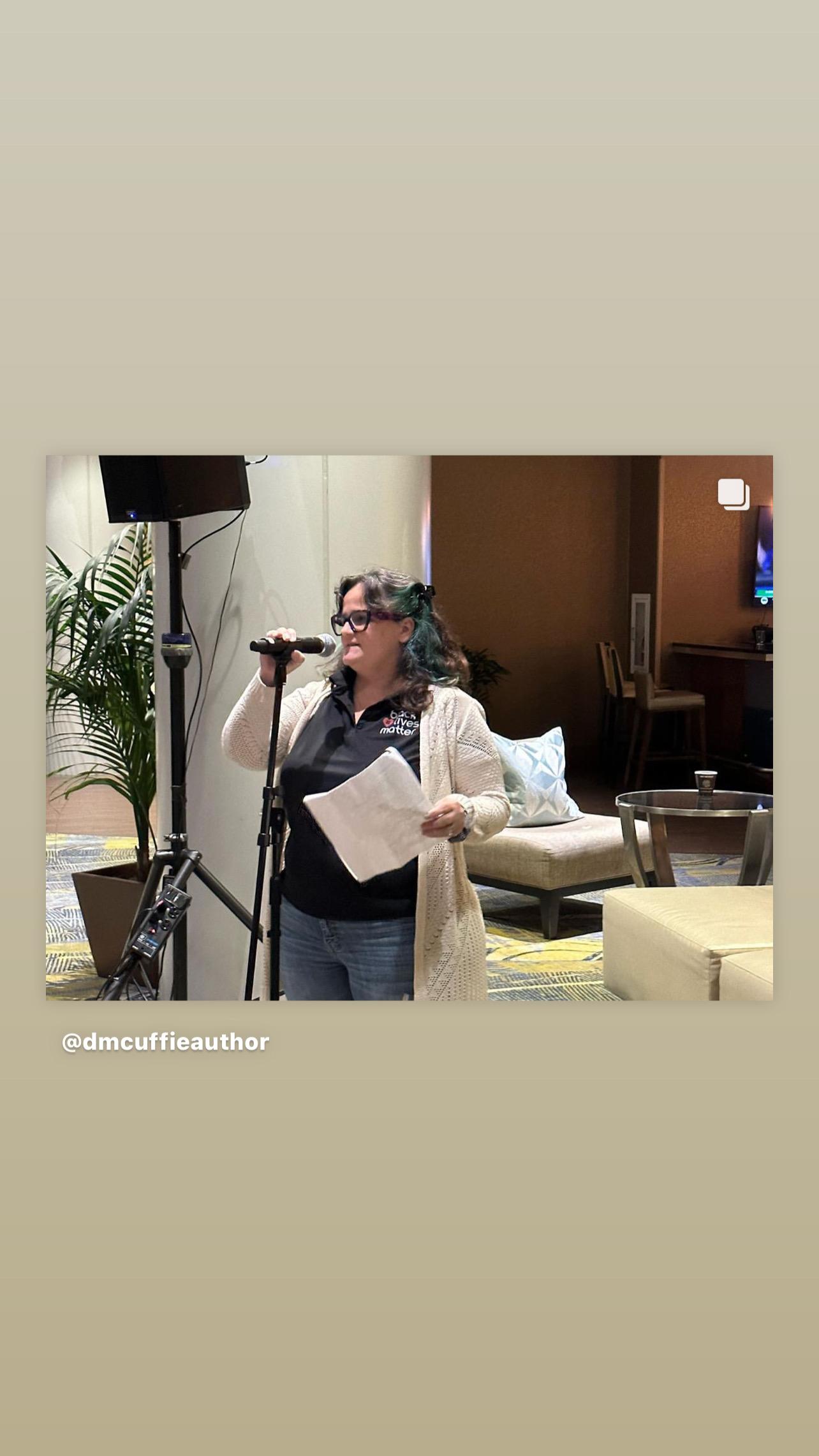 Maryland Writers’ Association Brain to Bookshelf conference open mic host