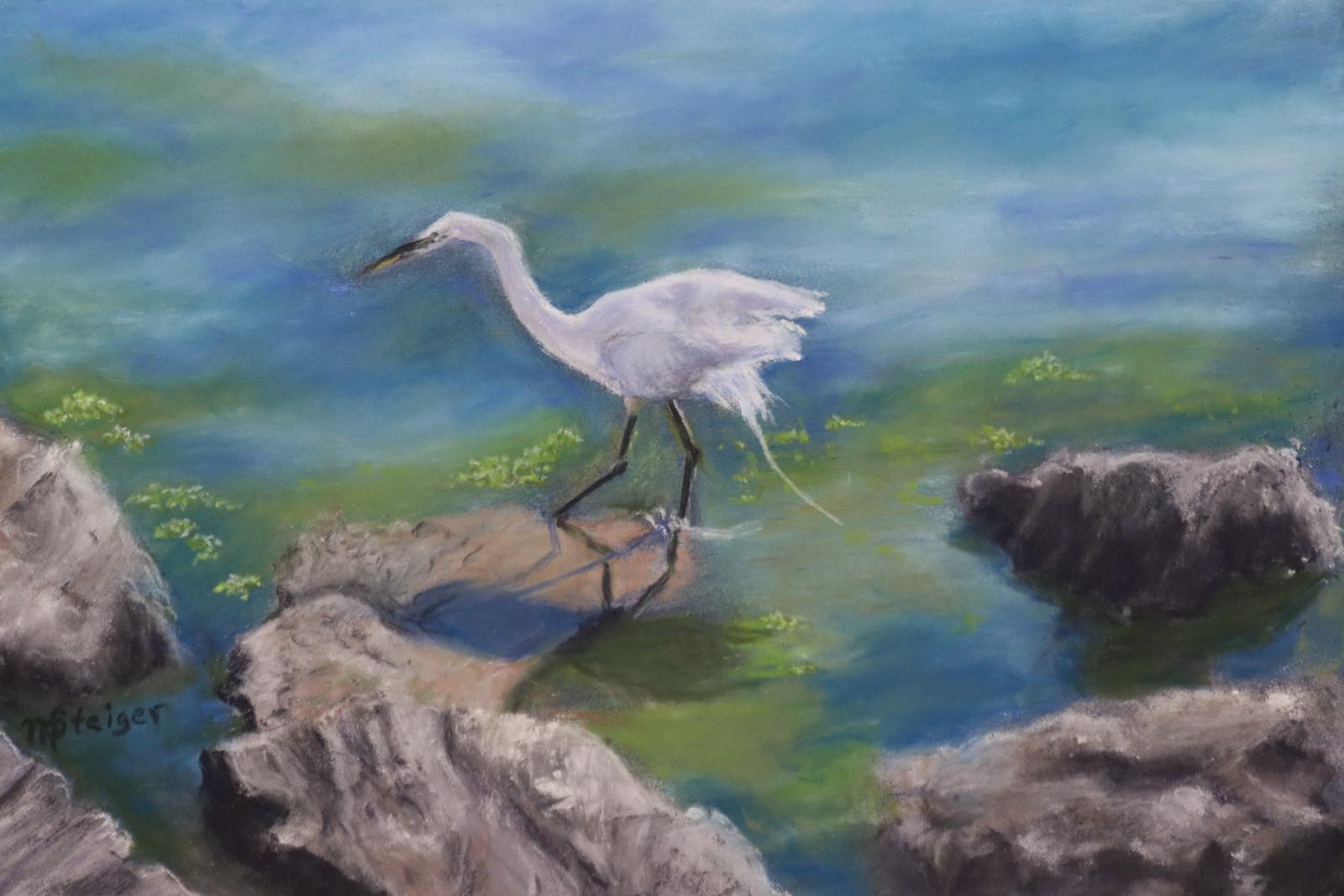 The third in my series of egrets.