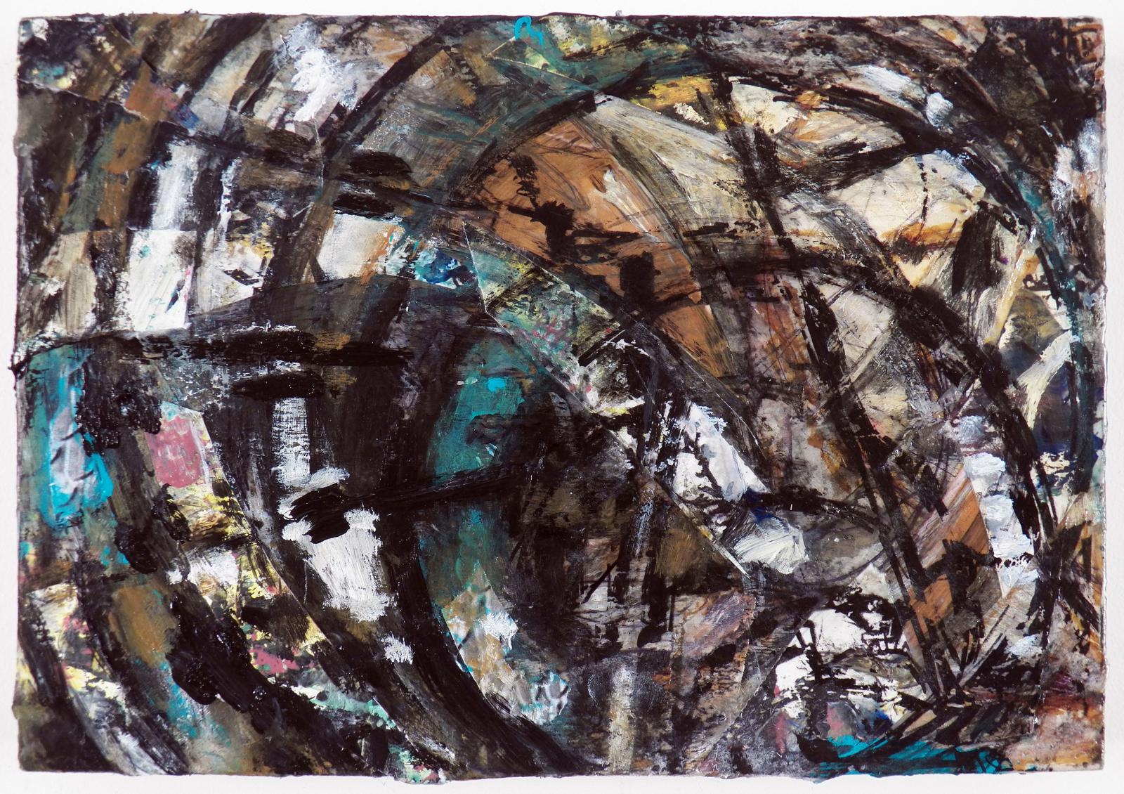 Mixed media on panel