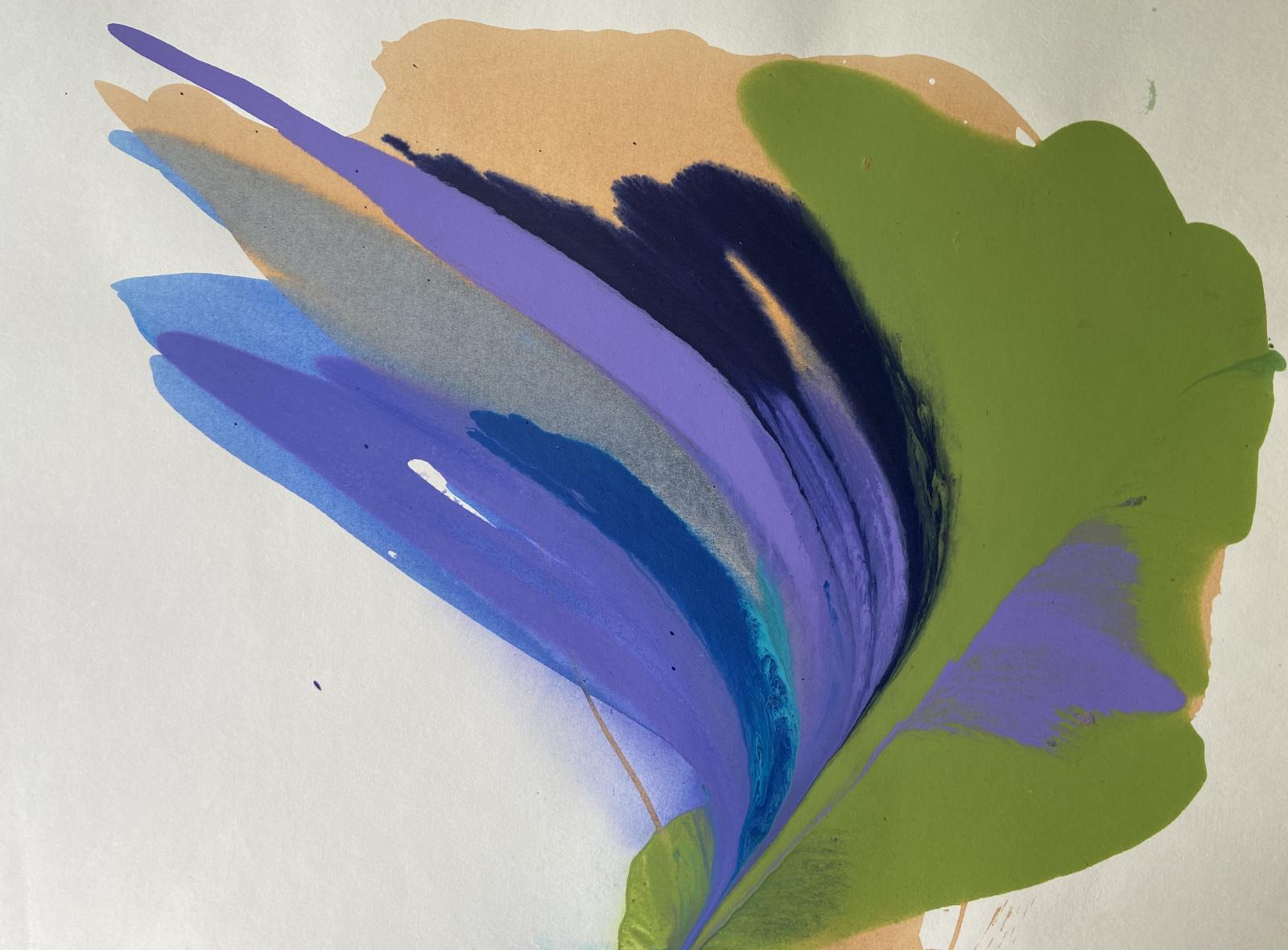  Colorfiels painting, Acrylic on watercolor paper