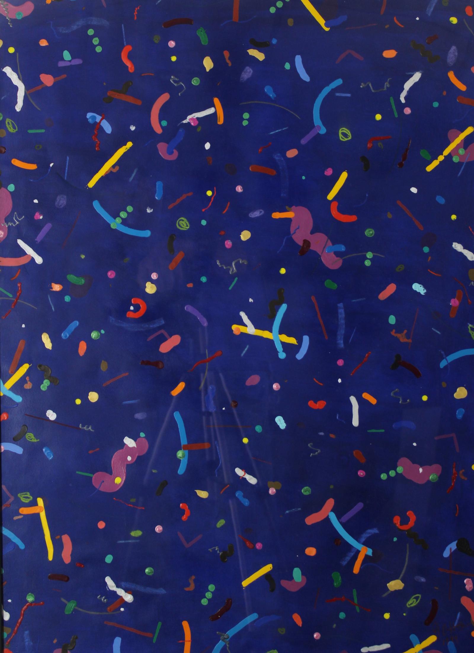This work is about dynamic movement and space, and how we perceive space. And, of course, the element of time.