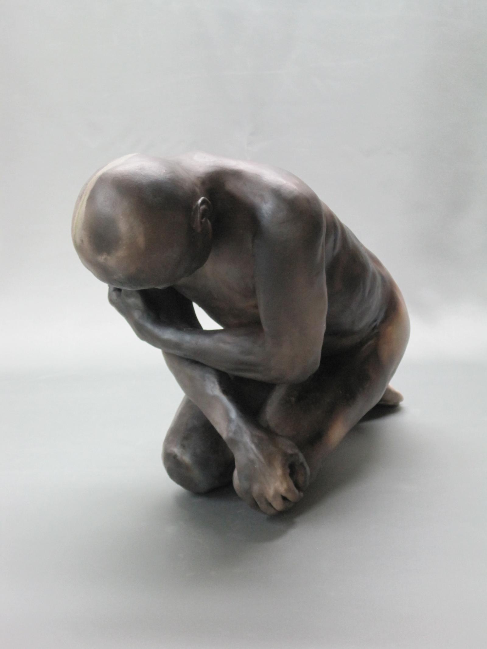 Pit-fired ceramic