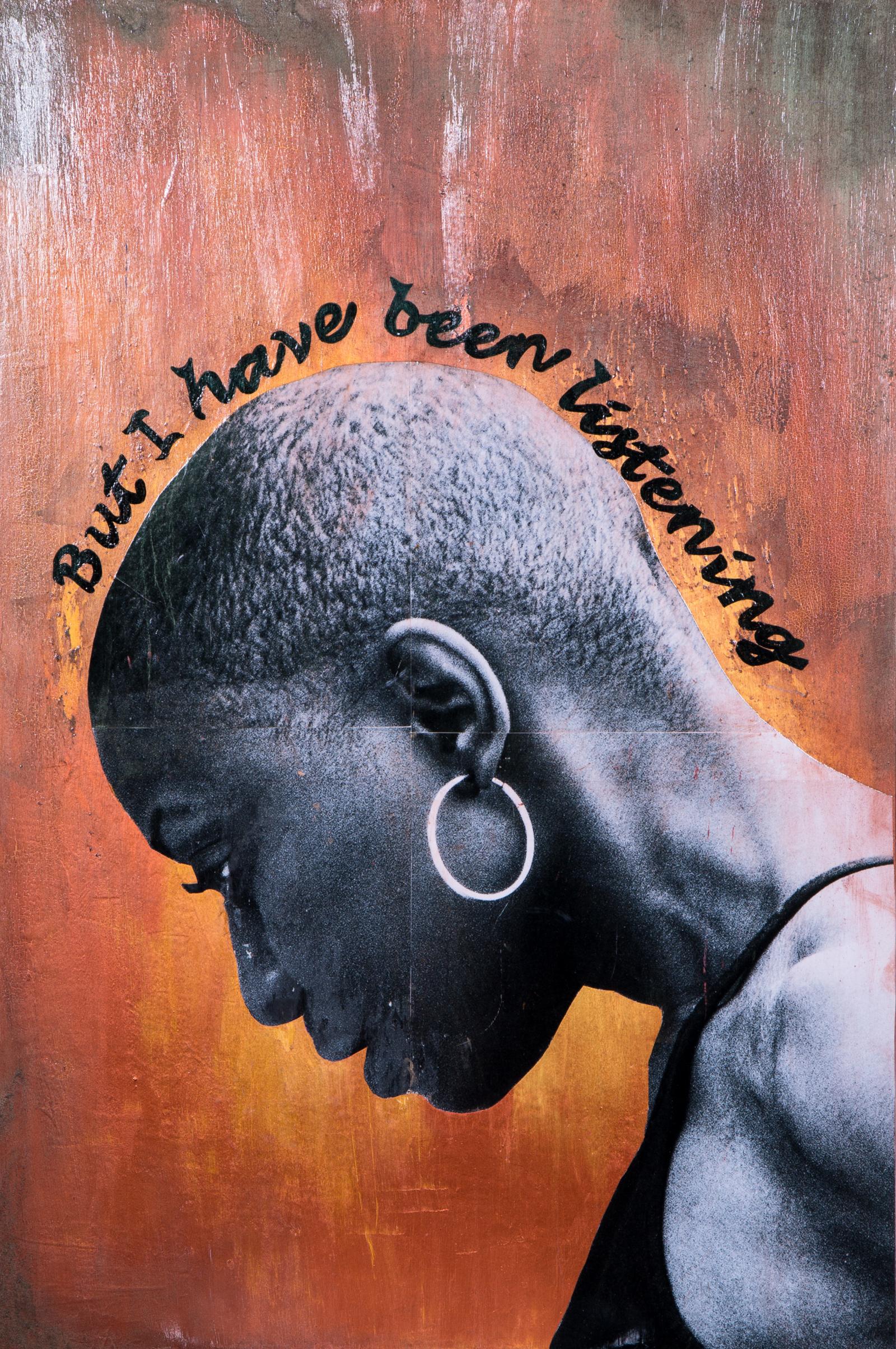 This is one piece from a series entitled '24K Gold'